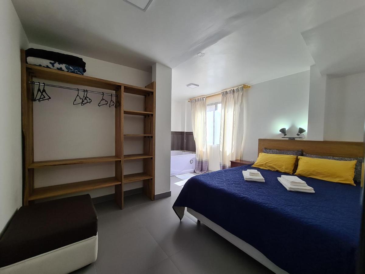 Elegante apartamento con vistas al volcán Tunguraua Baños Exterior foto