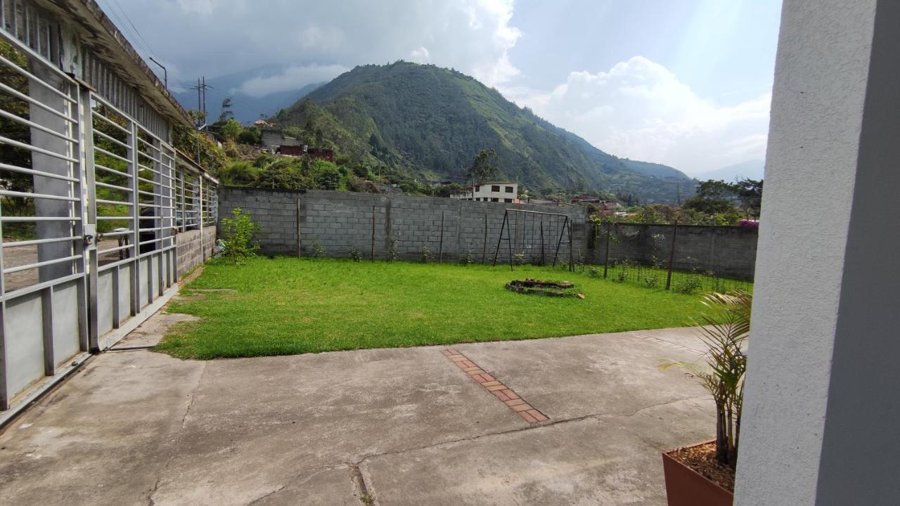 Elegante apartamento con vistas al volcán Tunguraua Baños Exterior foto