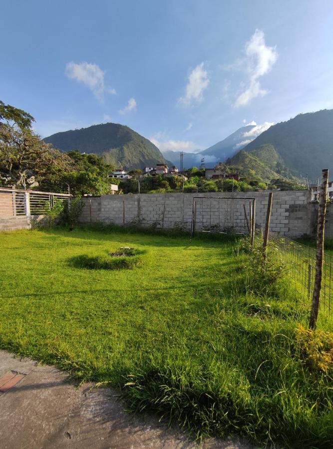 Elegante apartamento con vistas al volcán Tunguraua Baños Exterior foto