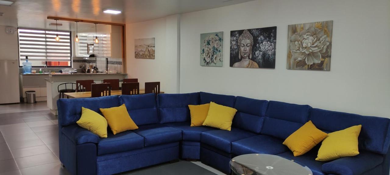 Elegante apartamento con vistas al volcán Tunguraua Baños Exterior foto